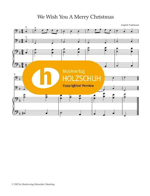 We Wish You A Merry Christmas